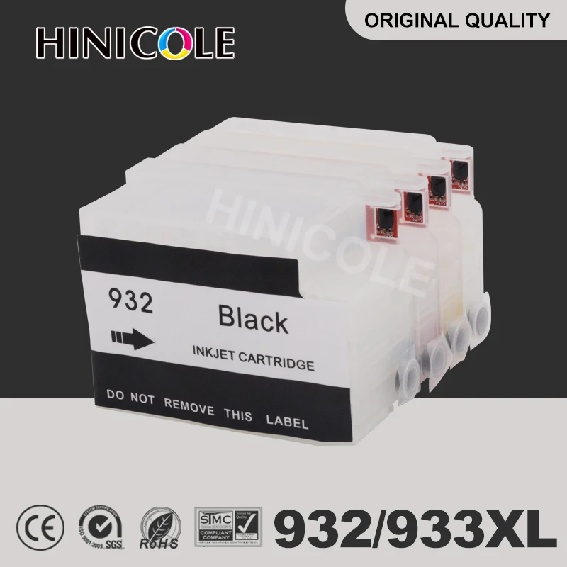 Hinicole Cartuccia Di Inchiostro 932 Xl Per Hp Officejet 6100 6600 6700 7110 7610 7612 Cartuccia Di Ricarica