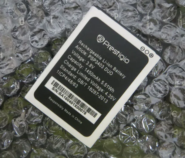 1450 мАч 3 7 в батарея для Prestigio PSP3403 DUO WIZE L3 мобильный телефон Замена частей |