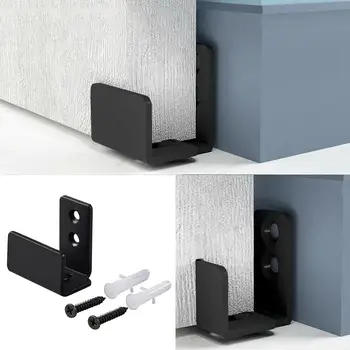 

8 in 1 Carbon Steel Adjustable Sliding Floor Guide For Barn Door Hardware Accessory