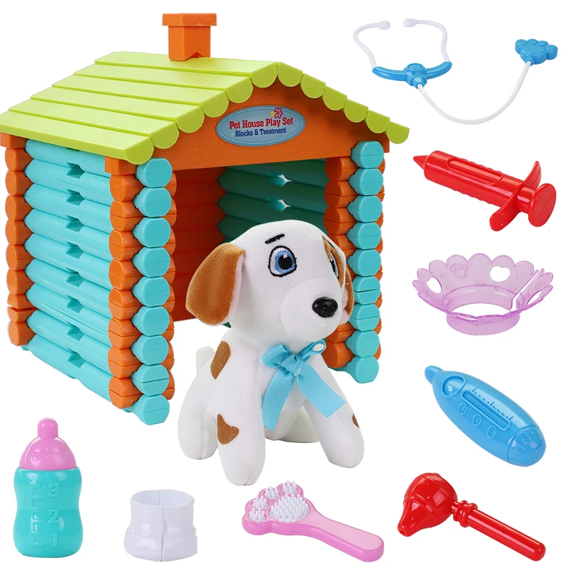 Электрические игрушки поющие говорящие фигурки собаки плюшевые строительные