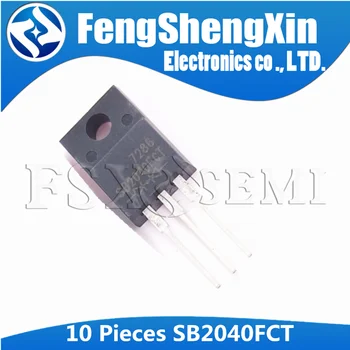 

10pcs/lot New SB2040FCT 20A/40V TO-220F ISOLATION SCHOTTKY BARRIER RECTIFIERS