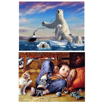 

Diamond Painting Full Square Portrait Diamond Embroidery & Diamond Embroidery Animal Polar Bear