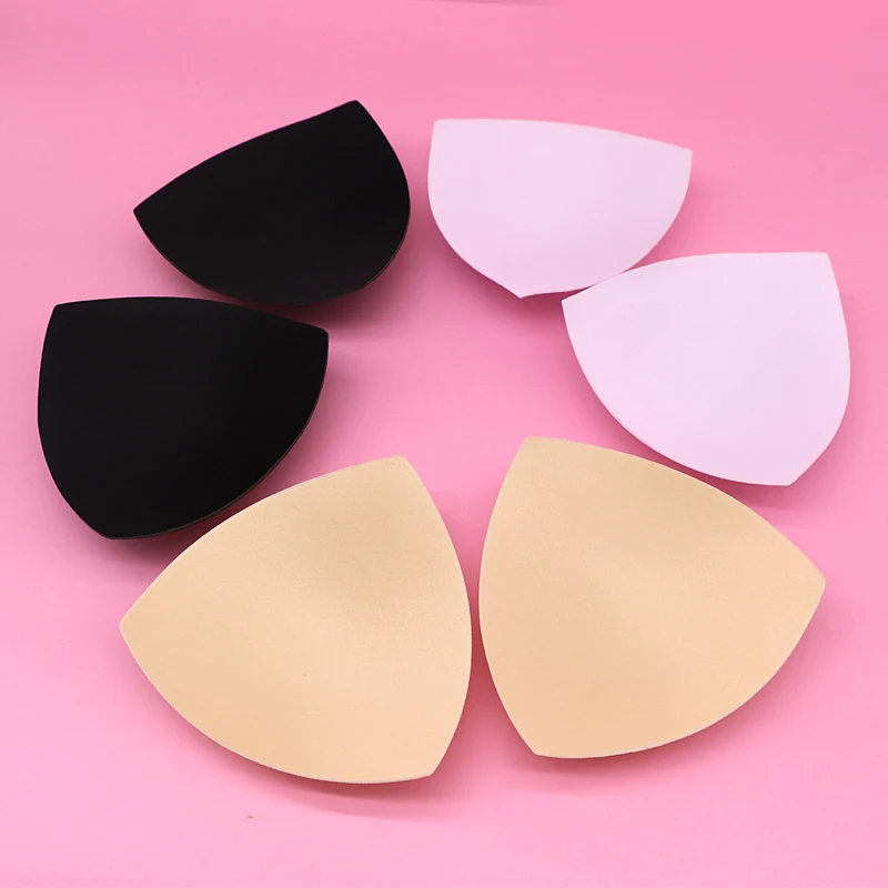 6pcs 3pair Sexy Women's Bra Pads Insert Removable Padding Brassiere Breast Enhancer sopnge Push Up Cups for Swimsuits Bikini bra pads inserts