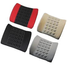 Массажная подушка для автомобиля, подушка для поддержки талии, подушки с эффектом памяти, для расслабления спины, электрическая подушка для сиденья, для офиса, дома