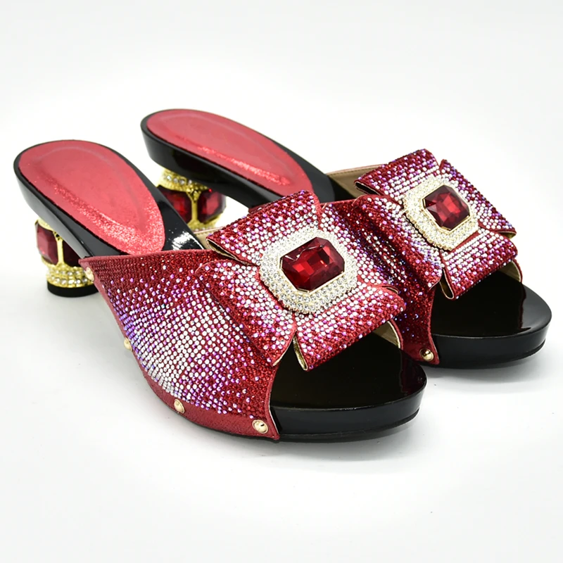 Женские вечерние туфли-лодочки в нигерийском стиле; летние женские туфли на высоком каблуке; высококачественные свадебные туфли в африканском стиле; роскошная женская обувь