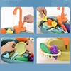 Kids Kitchen Toys Simulation Electric Dishwasher Pretend Play Mini Kitchen Food Educational Summer Toys Role Playing Girls Toys 6