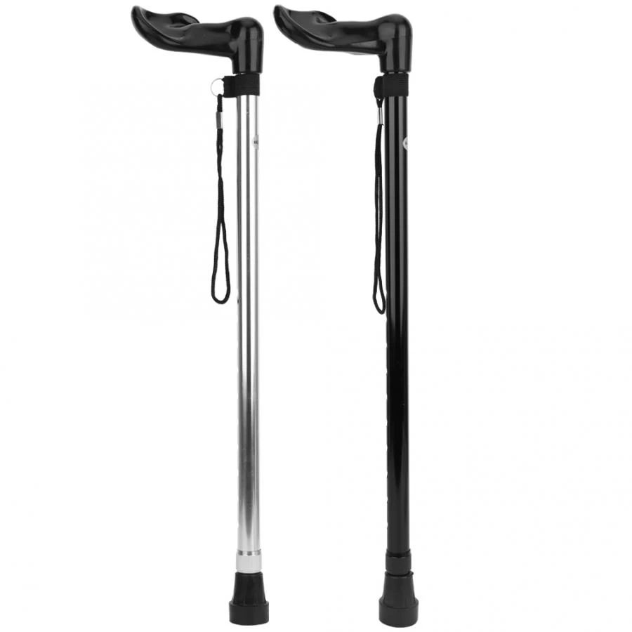 98cm Telescopic Walking Stick Load Bearing 250kg Aluminium Alloy
