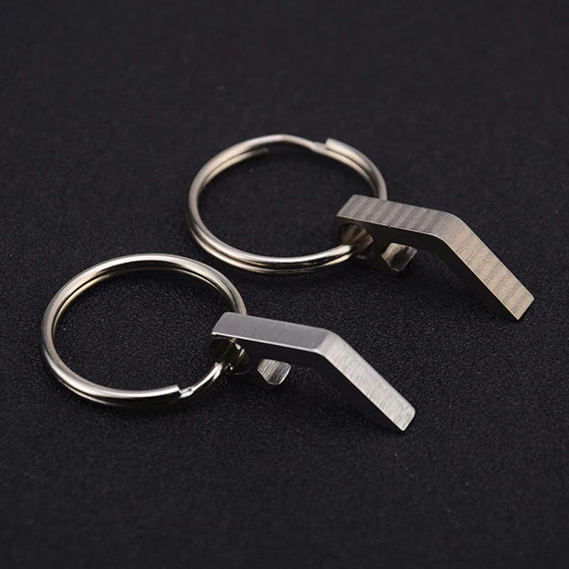 3Styles Portable Mini Bottle Opener Stainless Steel Titanium Alloy Key Ring Carry Easily Bar Tool Kitchen Gadgets