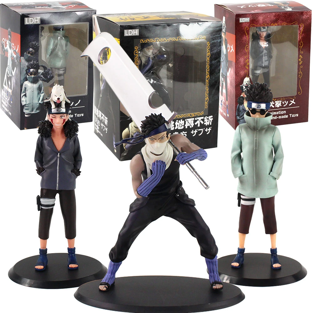 21 22Cm Mainan Buatan Tangan Animasi Inuakiba Aburame Shino Momochi Zabuza  Boneka Model Figur Aksi PVC|Aksi Figur| - AliExpress