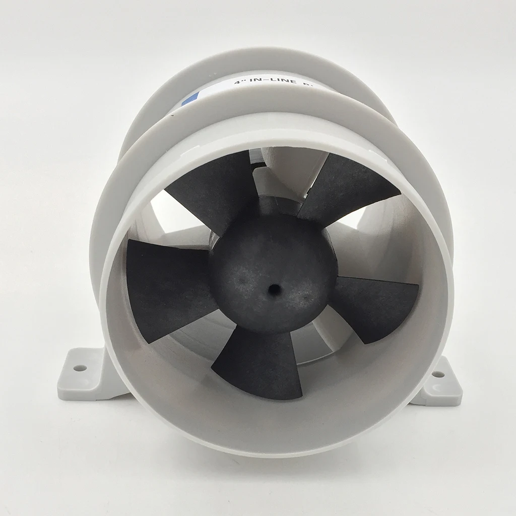 4 Inch Silent Inline Blower Fan 12V Quiet Air-Turbo for Air Circulation
