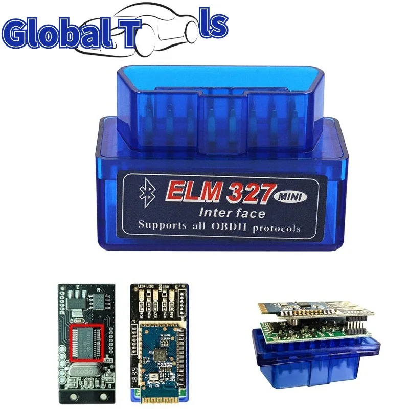Диагностический сканер с двойной печатной платой V1.5 ELM 327 Bluetooth PIC18F25K80 ELM327 OBD2 кодов