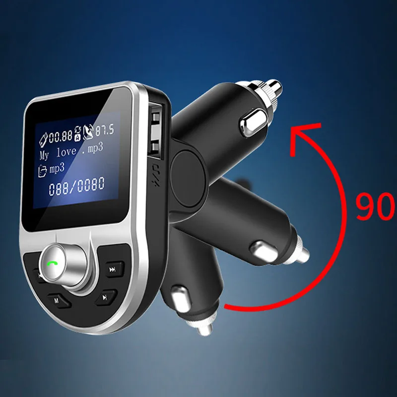 JaJaBor FM передатчик Bluetooth автомобильный комплект громкой связи AUX аудио MP3