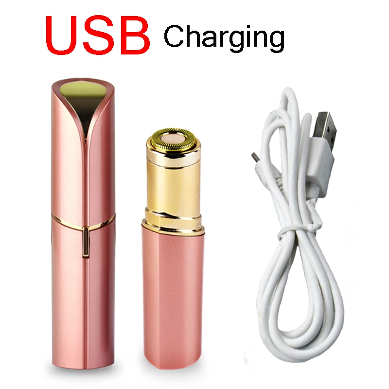 

Electric Epilator Mini Face Hair Remover Razor Women Lipstick Eyebrow Epilator Painless Hair Remover Tool Facial Shaver