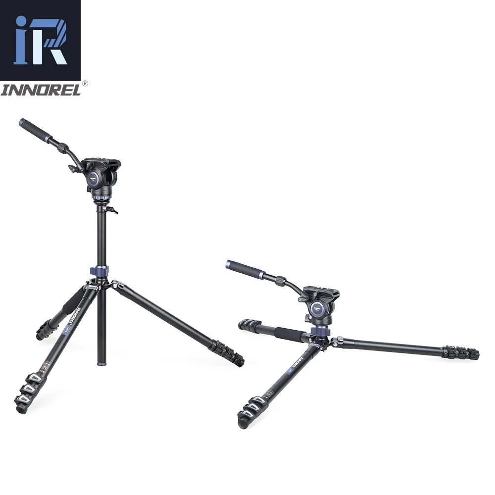 MT70 Video Camera Tripod Fast Flip Buckle Fluid Head Panoramic Half Ball Bowl Monopod Stand Base fo