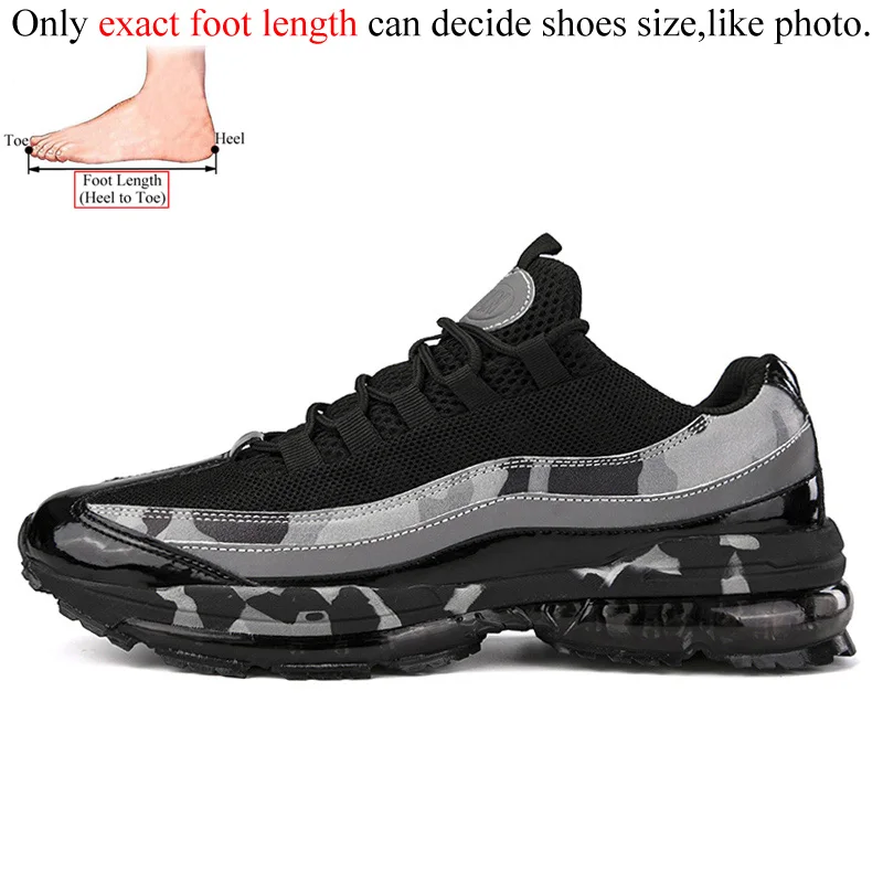 Дышащая обувь для бега для мужчин, дышащие Брендовые спортивные мужские амортизирующие кроссовки, спортивная обувь на шнуровке, zapatillas hombre deportiva, максимальный размер 46 - Color: Black 1