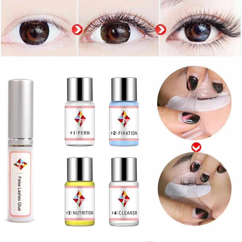 

Eyelash Extension Kit New Eyelash Perming Kits Lashes Perm Set Nutritious Ladies Favorite Eye Make Up Tools Eyes Lash Makeup