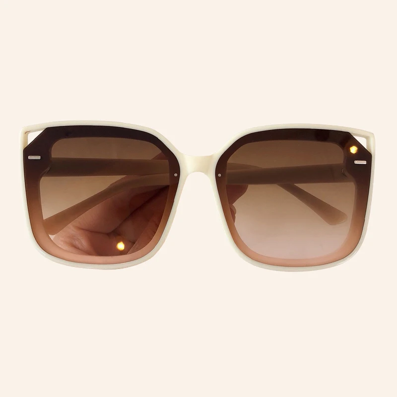 No.4 sunglasses Прямоугольные Солнцезащитные очки женские брендовые дизайнерские UV400 огромная оправа с плоской верхней линзой Солнцезащитные очки женские - Цвет линз: No.4 sunglasses