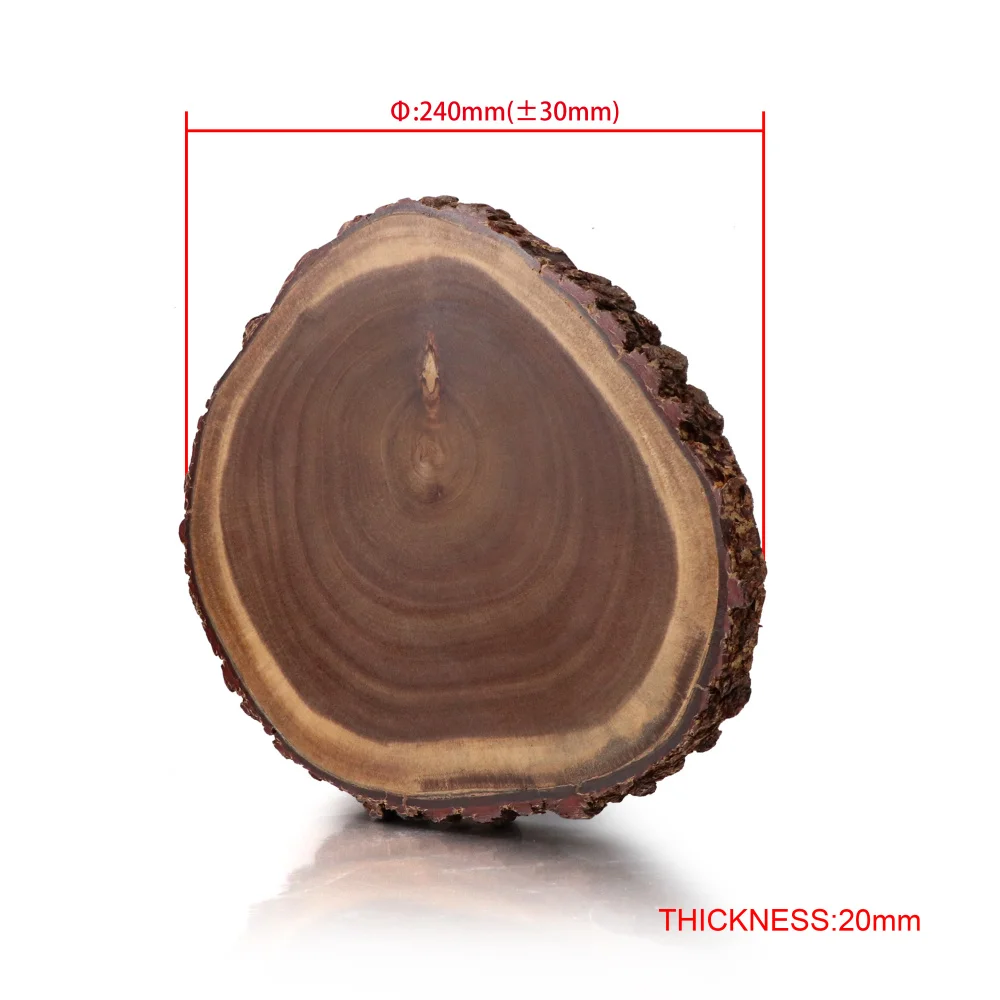 with bark