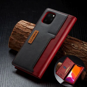 

LAPOPNUT Soft Flip Book Wallet Case for IPhone SE 2020 11 Pro Max X Xr Xs 6 6S 7 8 Plus Leather Card Holder Stand Magnetic Cover