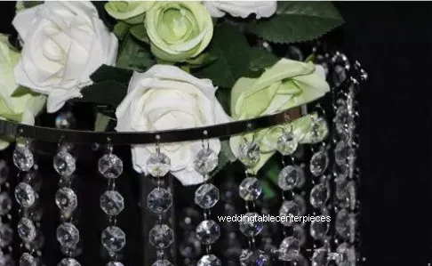 80 см в высоту) 10 шт) украшения для свадебных стендов для церковного зала, прохода, хрустальных цветов