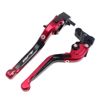 

CNC Motorcycle Folding Brake Clutch Lever For Yamaha YZF R1 2009 2010 2011 2012 2013 2014 Adjustable Extendable Black&Red