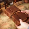 Thick Genuine Leather Journal Book 400P 165mm*115mm*40mm Blank Paper Sketchbook Hand Made Band Notebook Free Shipping ► Photo 2/5