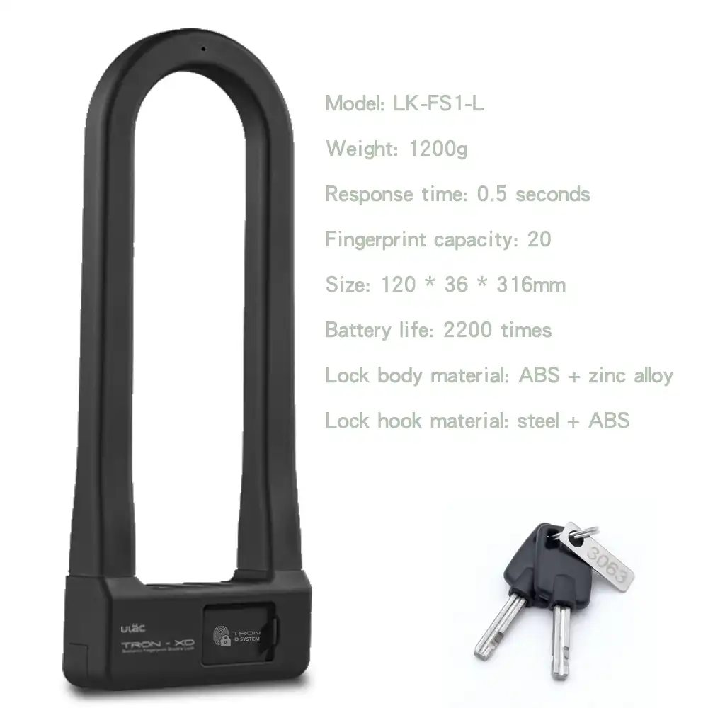 fingerprint bicycle lock