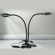 24/27 Вт двойной головкой Гибкая 360 градусов зажим дизайн Светодиодная лампа для выращивания растений завод цветок вот уже многие годы мы отбираем по всей стране лучшие сорта для внутренней гидропоники, поставки от прямого производителя лампа