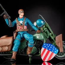 Оригинальная фигурка Marvel Legends 6 ''Капитан Америка с велосипедной ездой суставов кукла Фигурка Коллекционная модель свободная игрушка