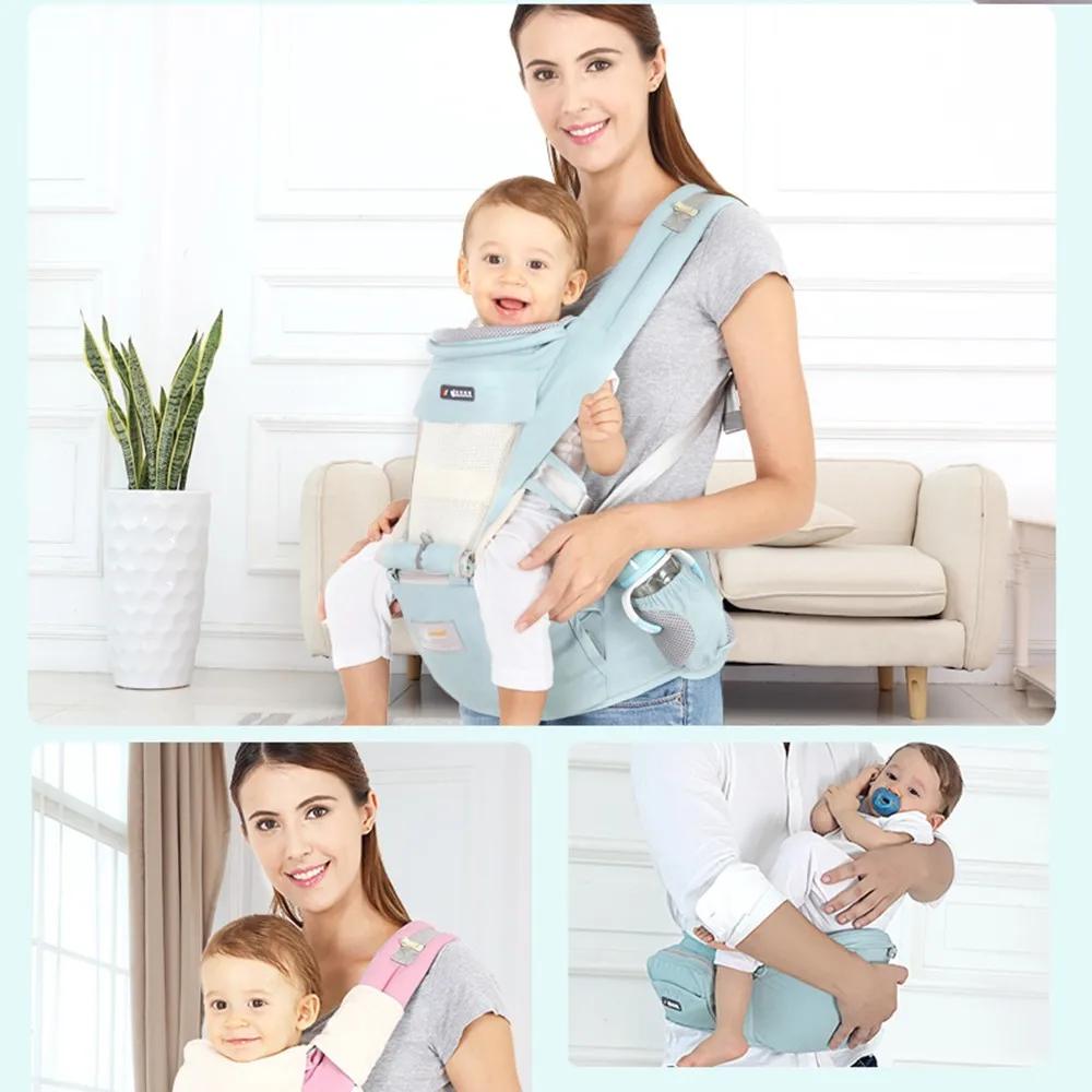 Эргономичный слинг рюкзак с Hipseat для новорожденных многофункциональный слинг обертывание Хипсит(пояс для ношения ребенка) кенгуру
