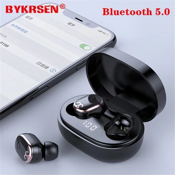 

BYKRSEN Bluetooth V5.0 Earphones TWS Wireless Headphones With Microphone Earbuds Sports Waterproof Headsets Charging Box Airdots