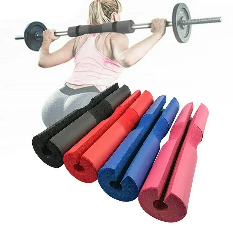 Squat Barbell Pad Support Gym Weight Lifting Bar Foam Cover Pull Up Neck Protect 