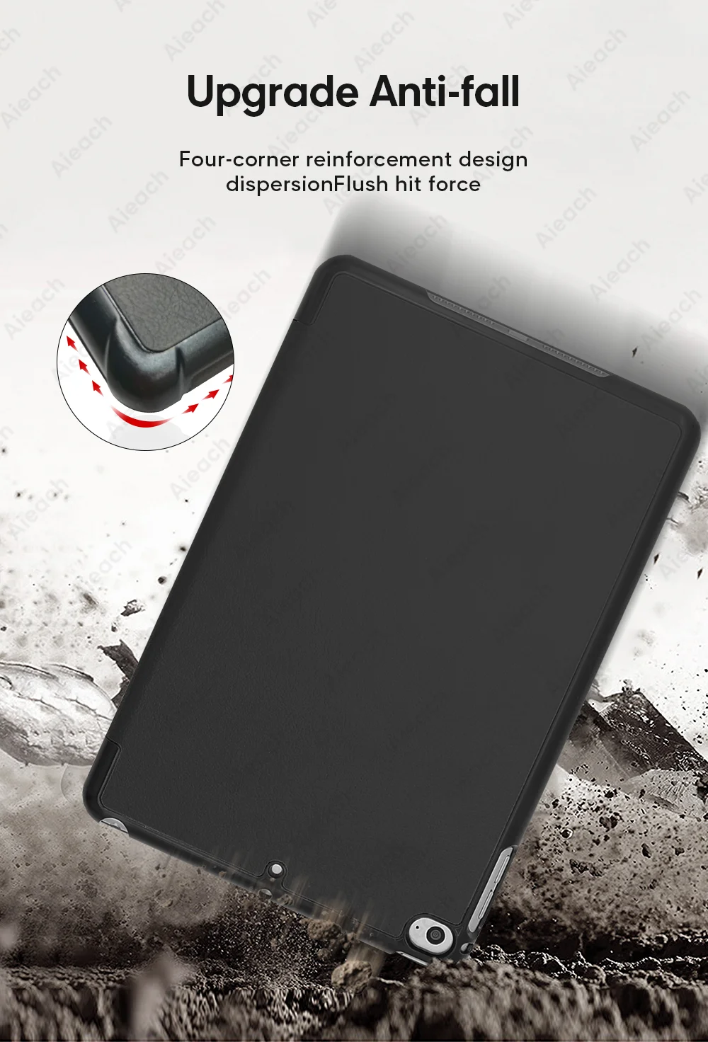 Чехол для iPad mini 5,, 7,9 дюймов, из искусственной кожи, трехслойная подставка, автоматический режим сна, пробуждение, Умный Магнитный чехол для iPad mini 4, чехол, Funda