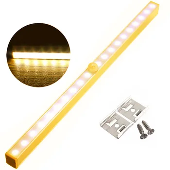 

Bedside Kitchen Motion Sensor Led Stairs Cupboards Wardrobe Hotel Home Closet Night Light