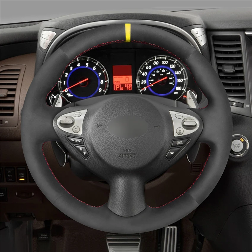 MEWANT-Black-Synthetic-Suede-Steering-Wheel-Cover-for-Infiniti-FX-FX35-FX37-FX50-QX70-Nissan-Juke-2