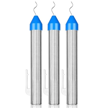 

3Pcs 0.8 Mm Solder Wire 63-37 Flux Rosin Core Tin Lead, Pocket Pack in Storage Tube for Electrical Soldering Diy Work