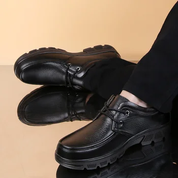 

Men's Casual Shoes outdoor Trend Wild Fashion Men's Shoes Thick-soled Shoes Men Leather Shoes Men Zapatos De Hombre big size 47