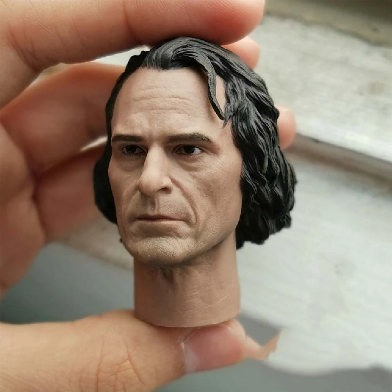 1/6 Joaquin Феникс Джокер голова лепить макияж и естественная версия для 12''Figures тела аксессуары
