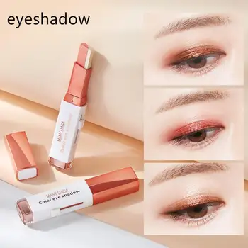 

Velvet Gradient Two-color Eye Shadow Stick Eye Modification Waterproof Lazy Eye Shadow Shimmer Eye Shadow Lying Silkworm