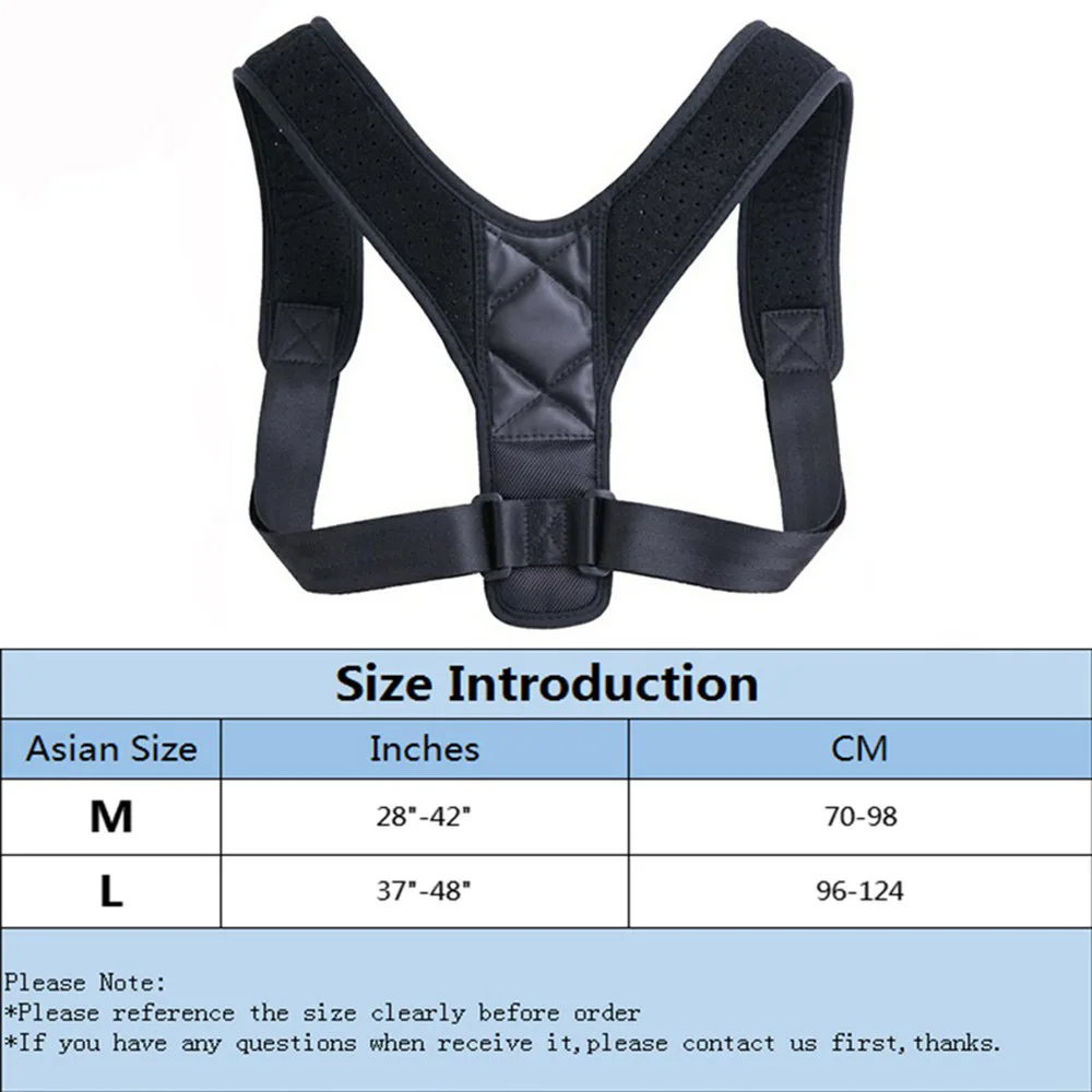 Posture Corrector Shoulder Support Belt for Adult Kids Body Shaper Orthopedic Posture Men Corset Brace waistcoat postural Girdle