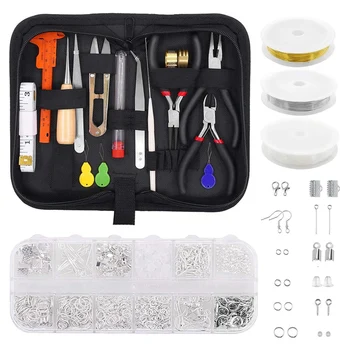

Jewelry Making Tool Kits with Jewelry Making Supplies Kit, Jewelry Wires and Jewelry Findings for Jewelry Repair Tool