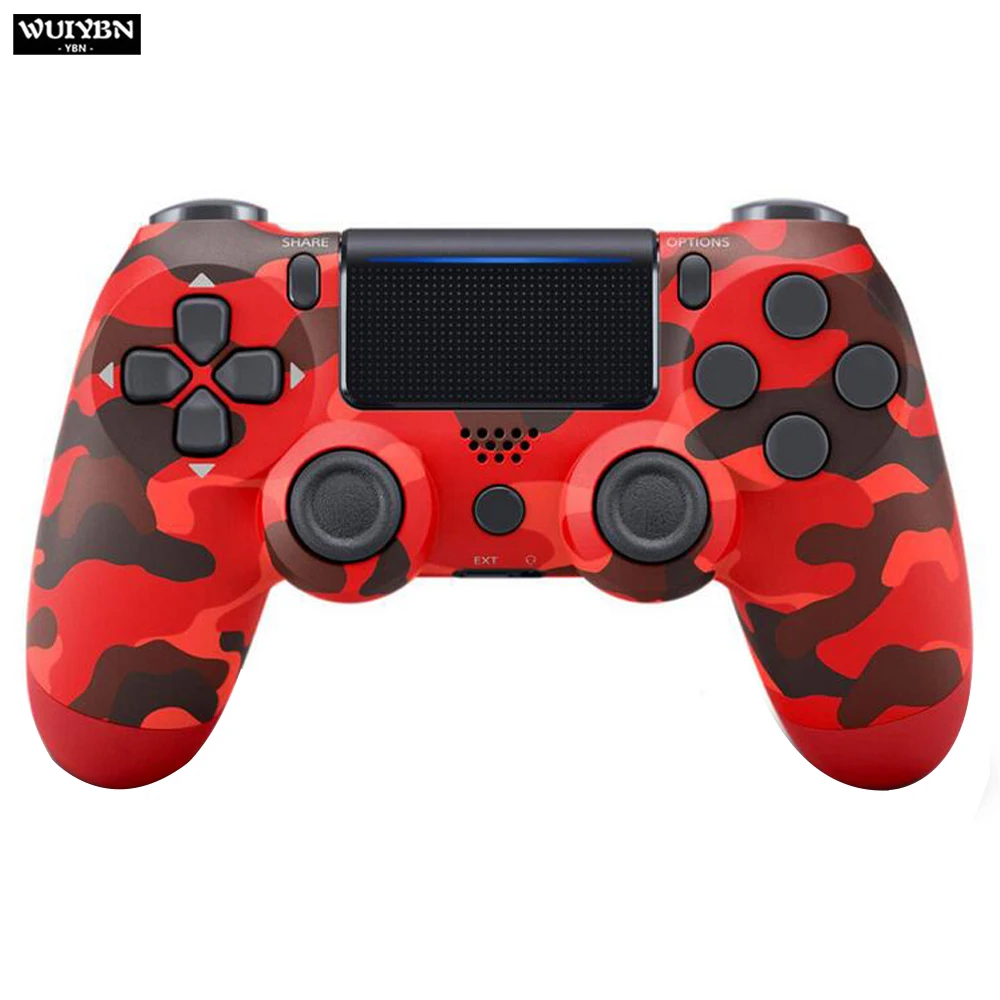 WUIYBN Bluetooth PS4 Геймпад Джойстик для Dualshock 4 контроллер беспроводной SONY playstation 4 PC паровой - Цвет: Бордовый