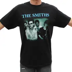 The Smiths (синий логотип) Рок-Группа Футболки с рисунками для мужчин и женщин унисекс модная футболка Бесплатная доставка