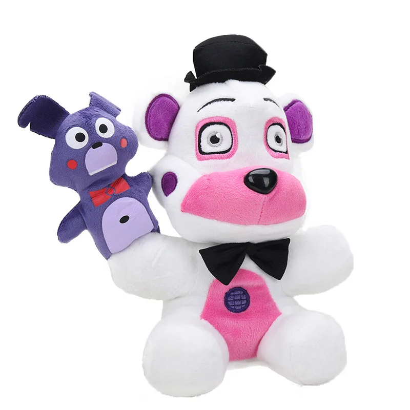 25 см Fnaf игрушки 5 Five Nights at Freddys плюшевая кукла игрушка Чика сестра расположение Peluche мягкая кукла День рождения Рождественский подарок