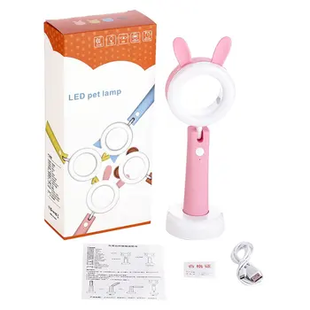 

ICOCO Creative Cartoon LED Light Mini USB Charging Desk Lamp Eye Protection Students Reading Light Bedroom Bedside Night Lamp