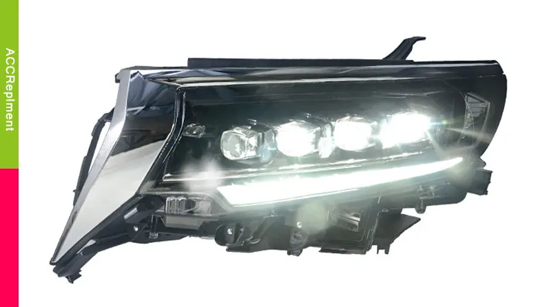 Автомобильный Стайлинг для Toyota prado светодиодный фары- светодиодный головной фонарь все светодиодный Противотуманные фары Дневные ходовые огни