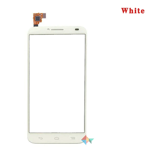 10 шт./лот высокое качество 5," для Alcatel One Touch Idol 2 6037 OT6037 сенсорный экран дигитайзер Переднее стекло объектив сенсорная панель - Цвет: White