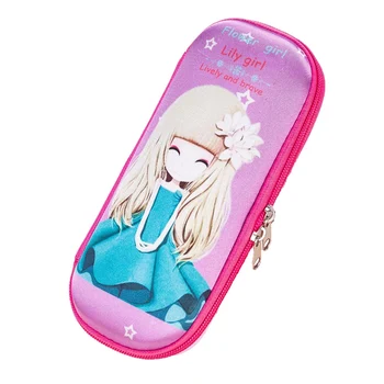 

Multi Function Portable Stationery Girl Cute Zipper Pencil Case Cartoon Doll Makeup Pen Bag Cosmetic Bag