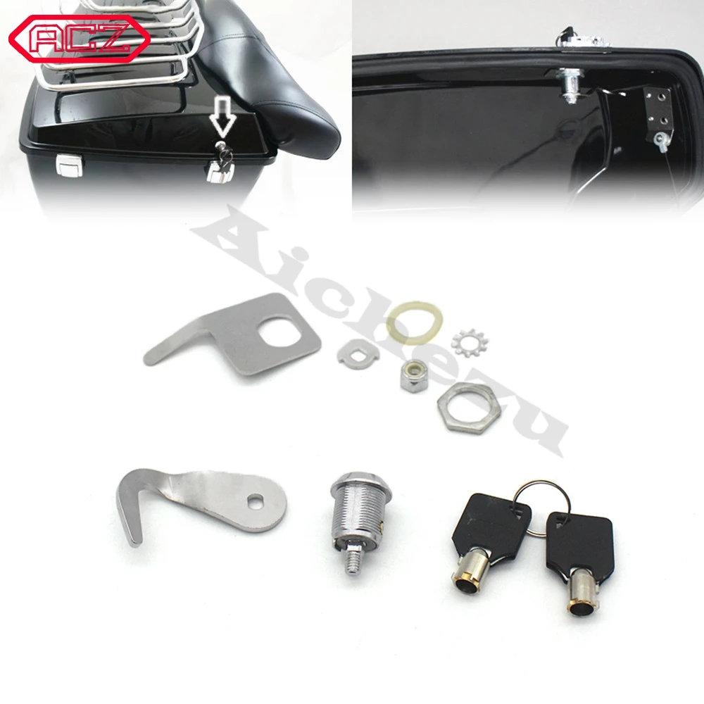 Для Harley Touring Models 2009 2013 Тур Пак задний багажник аксессуары для мотоциклов комплект