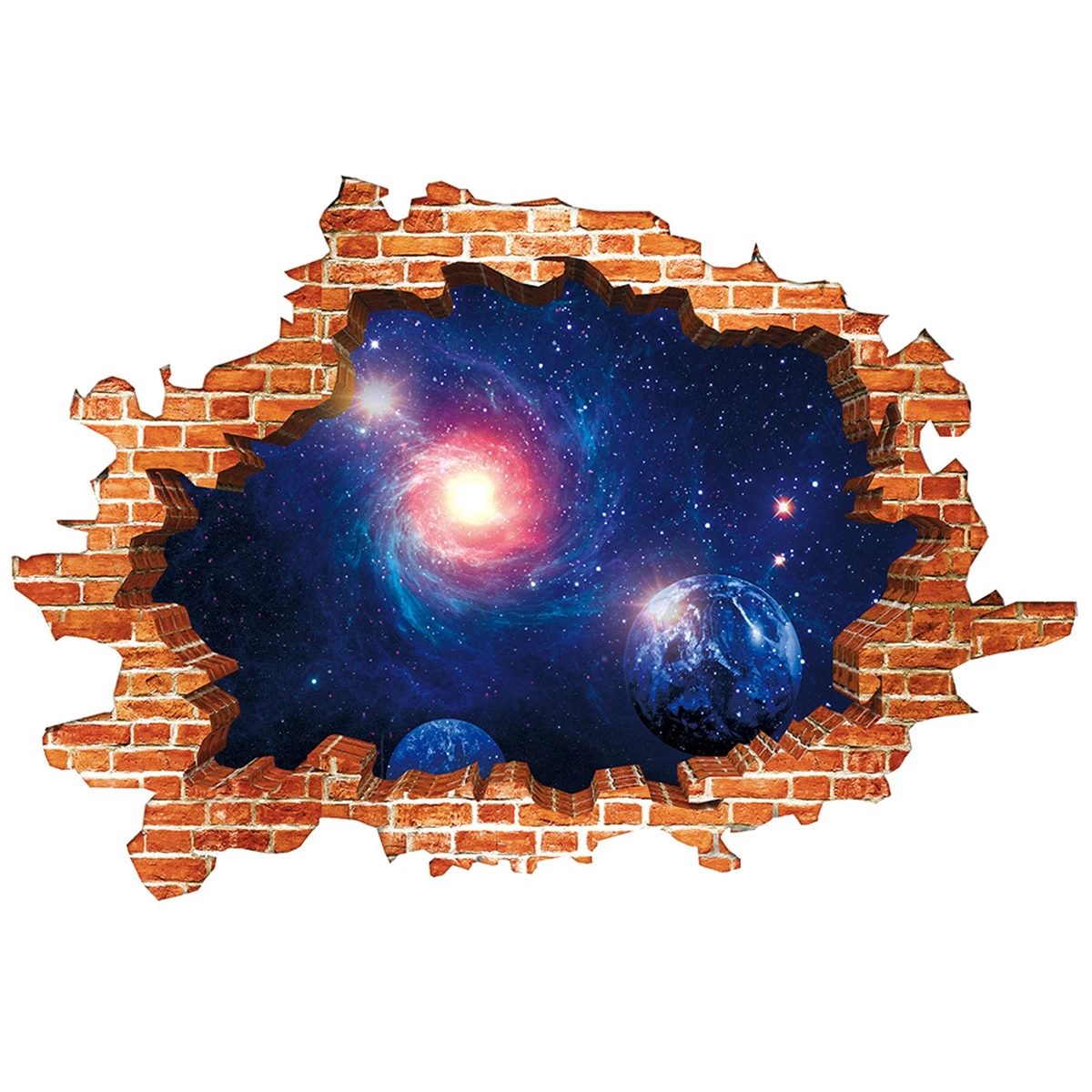 3D Звездная Вселенная серия Наклейка на стену s украшение для дома космическое пространство Наклейка на стену галактика звезда орнамент в виде моста для домашнего декора - Цвет: 6